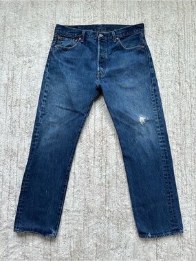 Levi’s 501 Button Fly Straight Leg Jeans Men’s 34x30